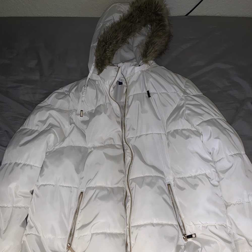 White Puffer Jacket